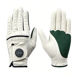 Free Size Gloves Golf Synthetic Anti slip Leather One Size Golf Glove Customized Logo