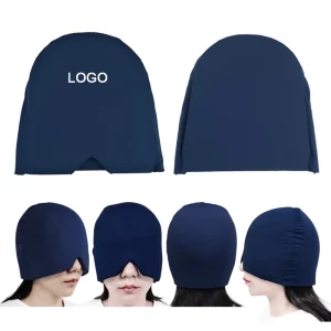 Full Cover Ice Head Wrap Hot Cold Massage Gel Headache Migraine Relief Cap