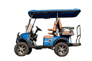 Fully Custom Street Legal 4 Seater Golf Cart Road Certified In Stock