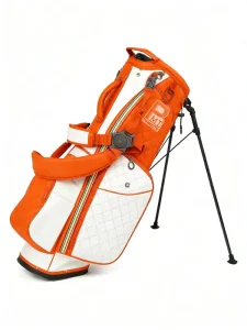 Fully Customizable Logo Unisex Golf Stand Bag Waterproof Microfiber Leather Golf Bags for Men