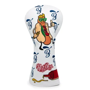 Funny Golf Driver Covers 3 Wood Golf Club Headcover Waterproof Golf Head Covers Hybrid Set