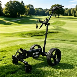 G1 Automatic Following Golf Trolley Remote Control Smart Golf Caddie Cart Foldable Golf Bag Carrier with Boost Mode