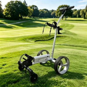 G1 Follow Me Golf Trolley Automatic Following Smart Golf Bag Cart Remote Control Foldable Lightweight with Cup Umbrella Holder