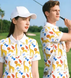 GEEDA Anti Wrinkle Sports Polo Golf Clothes ODM Custom Logo Golf Polo Shirts for Men Stretch Fabric Summer Outdoor Golf Outfit