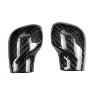 Gear Shift Knob Head Cover Trim for Volkswagen VW CC Golf MK6 MK7 Passat for Seat Leon Gear Head Carbon Fiber