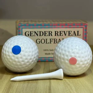 Gender Reveal Birthday Golf Balls Exploding Set Pink & Blue Eco Friendly Disposable Baby Boy Girl Decorations