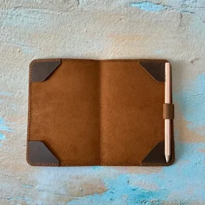 Genuine Leather Golf Scorecard Holder Durable Golf Scorecard Cover for Men