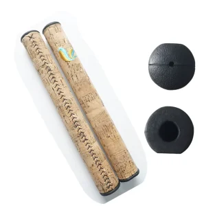 Gold Durable Park Golf Grip OEM Design Custom Logo PU PU Leather 275mm for Practice Training Set