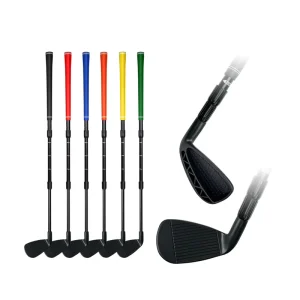 Golf 3 Section Telescopic Chipper 01 Right Handed Aluminum Alloy Shaft TPE Grip Practice Golf Club