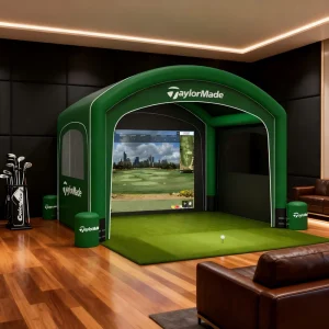 Golf 6 Tent Waterproof Inflatable Golf Simulator Enclosure Projection Screen Practicing Game for Golf Simulator Indoor