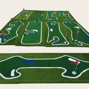 Golf 9 hole Greens Mini Golf Practice Putting Green Artificial Grass Golf Mat Indoor Outdoor