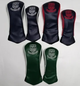 Golf Accessories Cover Bulk Golf Club Head Covers Embroidery PU Leather Golf Headcover