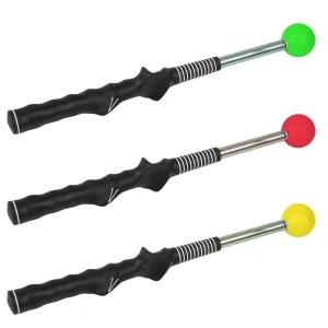 Golf Accessories Golf Swing Trainer Practice Retractable Training Aid Stick