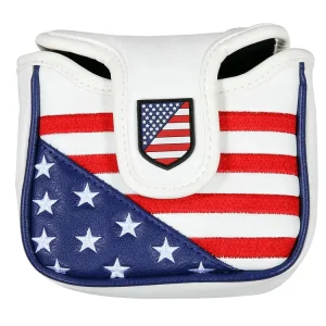 Golf Accessories Other Golf Products PU Leather Golf Headcover Large Mallet Putter Covers