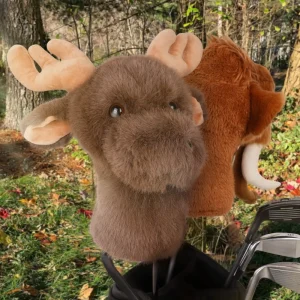 Golf Accessories Plush Animal Driver Golf Club Head Covers Elk Golf Headcover
