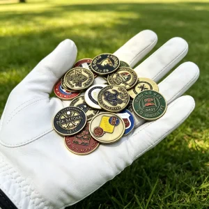 Golf Accessory Custom Brim Clip Design Baseball Club Ball Marker Golf hat Clip Metal Golf Clip Tool
