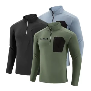 Golf Apparel Men’s Quick Dry Performance Smooth Polyester Lightweight Golf Sweatshirts