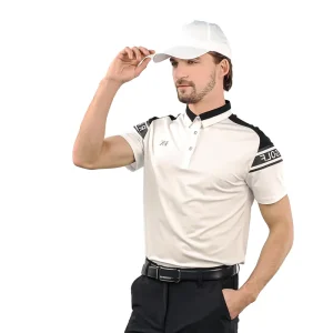 Golf Apparel for Men 3-button Shirt Good Performance Golf Shirt Golf Clothes