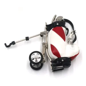 Golf Bag Pencil Holder with 3 Pieces Aluminum Pen