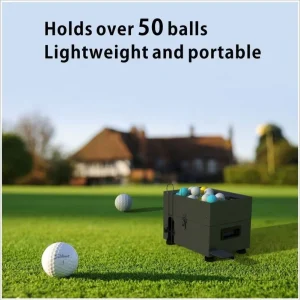 Golf Ball Dispenser Metal Structure ISO9001 Factory OEM ODM Custom Anti Jam Design For Indoor Outdoor Driving Range Training