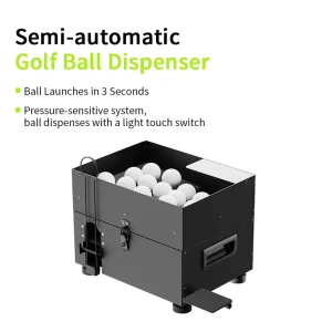 Golf Ball Dispenser Portable Outdoor Golf Practice Machine Durable Anti-corrosion Alloys Training OEM Golf Stadium Supplies