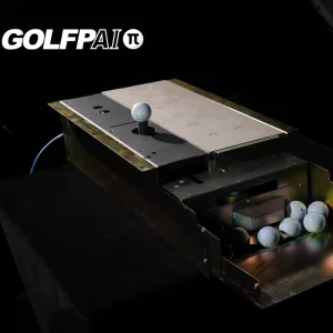 Golf Ball Feeder Automatic Golf Ball Dispenser Tee Up Machine Commercial Indoor Golf Simulator Setup