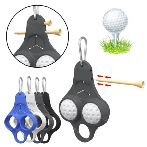 Golf Ball Holder Funny Gifts Easy Attachment to Bag or Cart Golf Accessories for Men Women