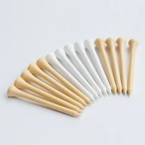 Golf Ball Pegs White Wooden Pegs Bamboo Pegs Golf Wooden Tee Original Color Ball Pegs Golf Equipment Ball Holder Ball Base