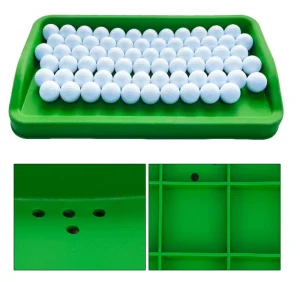 Golf Ball Tray for Golf Practice Mat for Outdoor Golf Training with Drainage Holes Golf Training Aids Golf Ball Holder