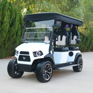 Golf Cart 4 Seater Electric Golf Scooter Lithium Aluminium Frame Golf Carts Curtis Controller