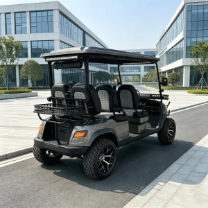 Golf Cart 4 Seater with Customizable Body Color Rear Box Extra Storage Golf Buggy 72V Lithium DOT for US