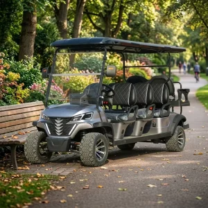 Golf Cart Big Load 8 Seat Electric Golf Cart 72V Lithium Battery 5KW AC Motor Suitable for Golf Course and Park