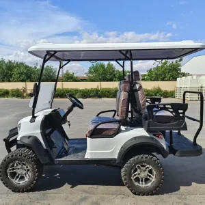 Golf Cart Durable Stylish 4 Seater Electric Golf Cart with 5kw Motor Long Battery Life Free Custom Body Color Compatible