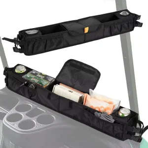 Golf Cart Front Storage Basket Storage Rack Golf Bag Cart Accessories Frame Latest Design Fordable Golf Car Trunk Accessory