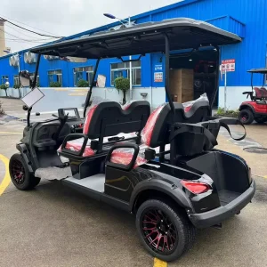 Golf Cart Manufacturer OEM Custom Brand Logo New Arrival 4 Seater 4 Wheel Drive Electric Golf Cart with Lithium Battery