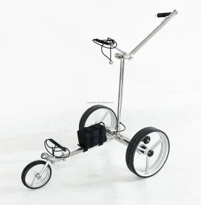 Golf Carts Electric Foldable 3 Wheel Golf Cart Trolley Electric White S1t2 Foldable Golf Scooter