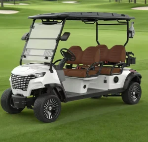 Golf Carts Intelligent Multimedia Golf Cart Long range Electric 4 Wheeled Utility Vehicle