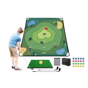 Golf Chipping Game Practice Portable Training Game For Indoor & Outdoor Use Improve Short Game Accuracy