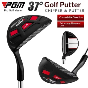 Golf Chipping Putter Unisex Rubber Grip Stainless Steel Shaft 88.9 cm Controllable Direction Aiming Line Sand Wedge Club