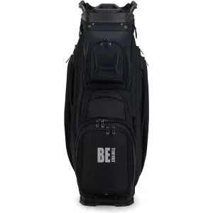 Golf Classic Stand Golf Bag 14 Cart Bag with 10 Pockets Adjustable Dual Strap Rain Hood Lightweight Golf Stand Bag