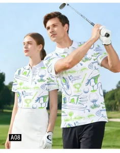 Golf Clothes Unisex Spandex Polyester UPF 4-Way Stretch Quick Dry Breathable Windproof Sporty Style