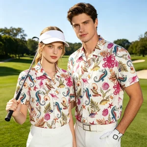 Golf Clothing Factory Custom Golf Polo Shirt Moisture Wicking Golf Wear Supplier