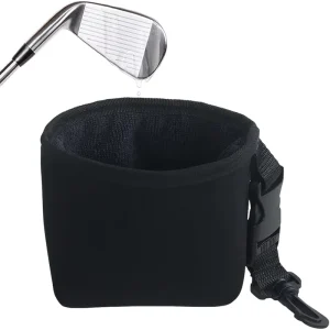 Golf Club Ball Cleaner Golf Cleaning Kit Portable Waterproof Detachable Clip Unisex Pouch Bag