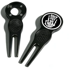 Golf Club Cleaner Divot Repair Tool Golf Towel Balisong Bulk Custom Clubs Magnetic Ball Marker Pink Metal Set Hammered Edge