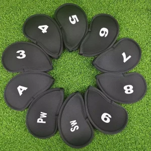 Golf Club Covers 10 Simple Numbered Club Head Covers Iron Club Protectors Golf Head Covers Headcover
