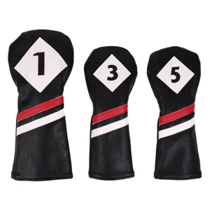 Golf Club Covers Protective Sleeves Polyurethane Material Various Styles Wood Head Clubhead Protectors