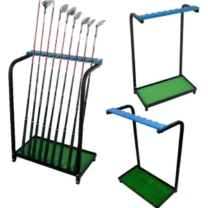 Golf Club Floor Display Racks Custom Sports Shop Corrugated Golf Club Cardboard Display Stand