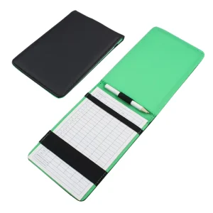 Golf Club Gifts Waterproof PU Leather Golf Score Card Holder