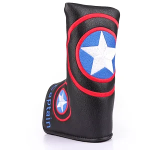 Golf Club Head Covers Custom Logo PU Leather Club Head Cover for Golf Putters Golf Putter Covers with Magnetic
