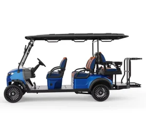 Golf Club Large Fleet 6 Seater Transport Cart Private Estate Off Road Long Range Golf Cart Outdoor Adventure Park Golf Cart